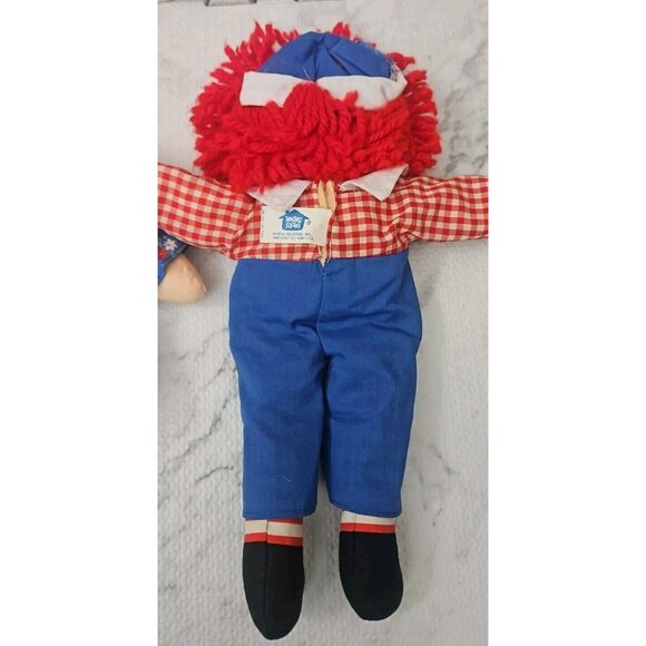 12" RAGGEDY ANN ANDY HASBRO 2015 RAG DOLL STUFFED ANIMAL PLUSH TOY CLEAN LOVEY - Picture 2 of 4